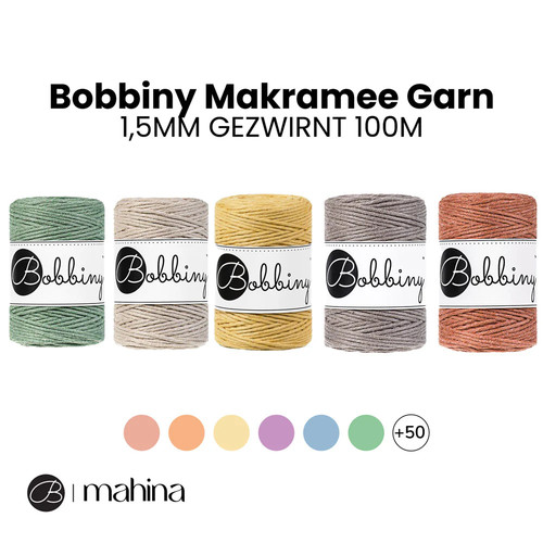Bobbiny makramee garn - makramee,